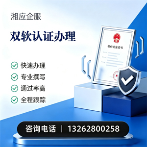 玉溪双软认证申报服务