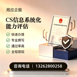 玉溪CS信息系统化能力评估申报服务