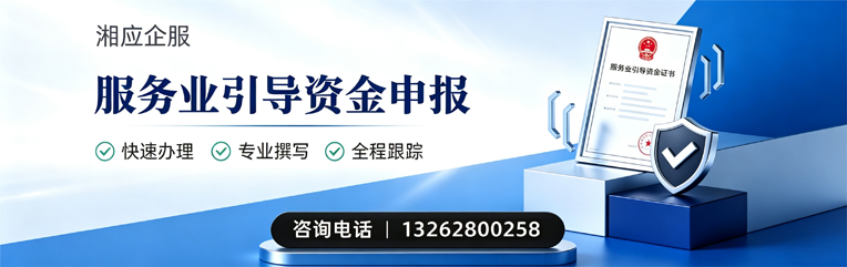 玉溪服务业引导资金申报服务